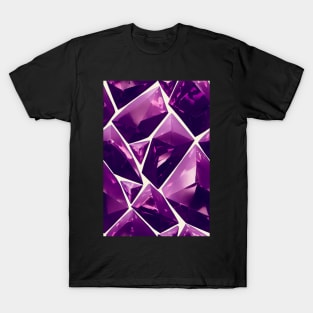 Jewel Pattern - Violet Amethyst, for a bit of luxury in your life! #3 T-Shirt